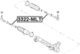 3322-MLT - STEERING TIE ROD