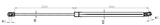 34117-001 - BONNET GAS STRUT L585/260N