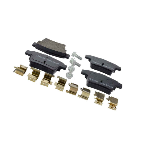 3501-EMGR - PAD KIT, DISC BRAKE, REAR - KIT (INCLUDING BOLTS, WITH ANTI-RATTLE SPRING) Braking System, Brake Pads