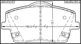 3501-FY11F - PAD KIT, DISC BRAKE, FRONT - KIT