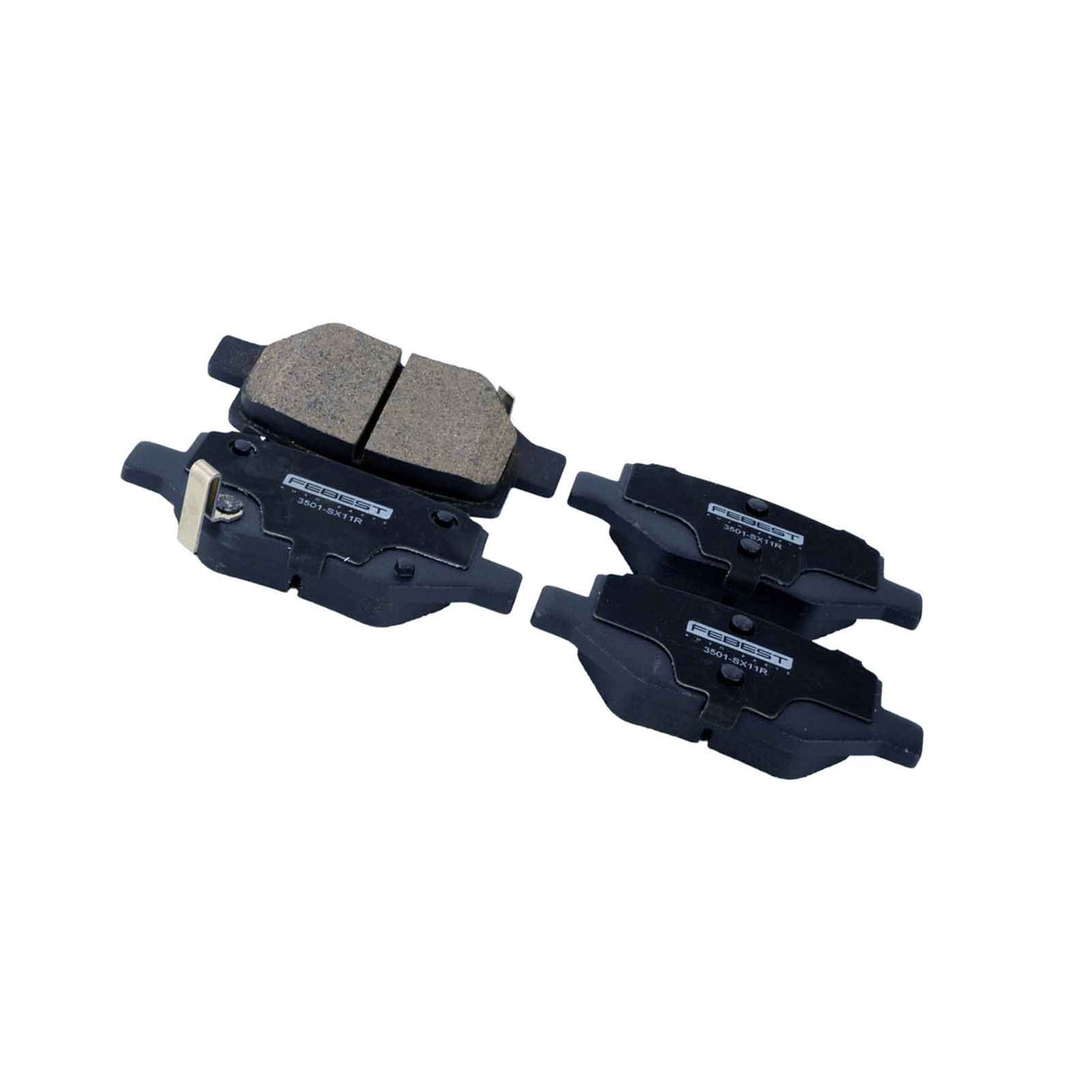3501-SX11R - PAD KIT, DISC BRAKE, REAR - KIT (WITH ANTI SQUEAL SHIM) Braking System, Brake Pads