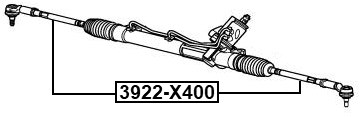 3922-X400 - STEERING TIE ROD