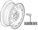 4285B-001 - WHEEL BOLT M12X1.25 L44.5