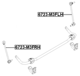 6723-M3FRH - FRONT RIGHT STABILIZER LINK / SWAY BAR LINK