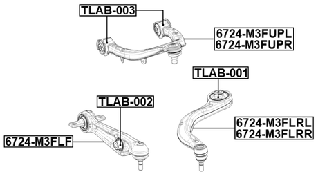 6724-M3FLRL - LEFT LOWER FRONT ARM