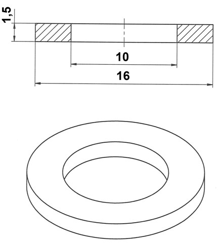 88430-101615C - O-RING 10X16X1.5