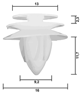 88570-038 - RETAINER CLIP