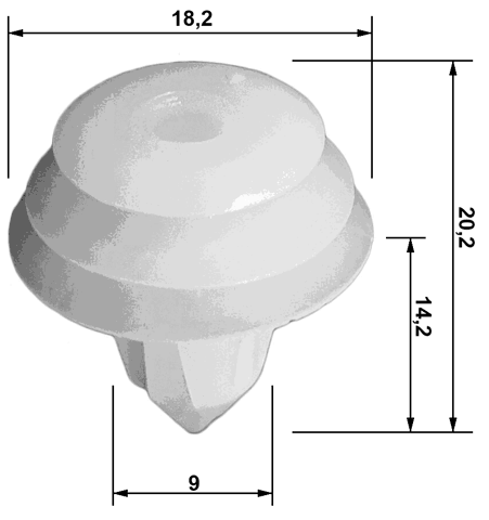 88570-068 - RETAINER CLIP