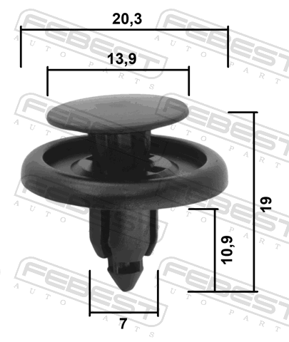 88570-084 - RETAINER CLIP