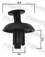 88570-088 - RETAINER CLIP