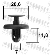 88570-089 - RETAINER CLIP