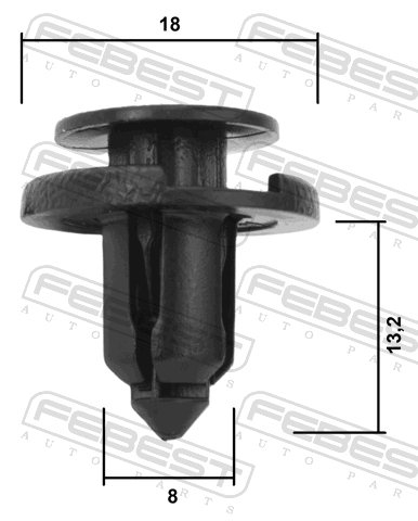 88570-092 - RETAINER CLIP