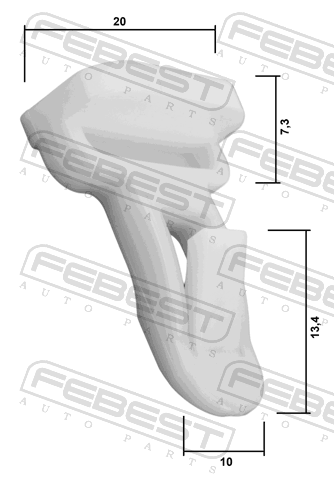 88570-100 - RETAINER CLIP