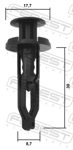 88570-102 - RETAINER CLIP