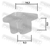 88570-105 - RETAINER CLIP
