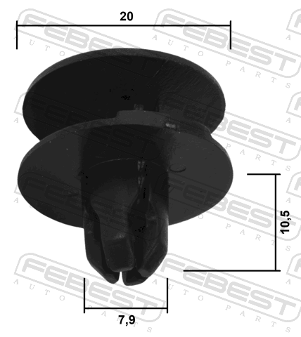 88570-121 - RETAINER CLIP