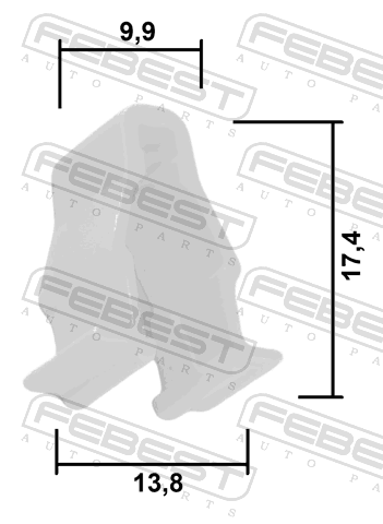 88570-124 - RETAINER CLIP
