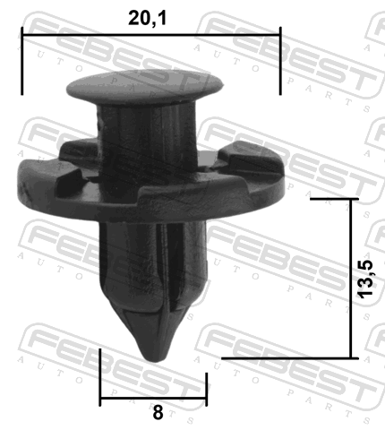 88570-128 - RETAINER CLIP