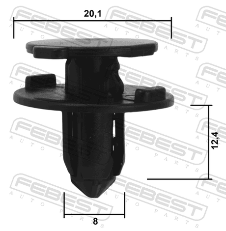 88570-135 - RETAINER CLIP
