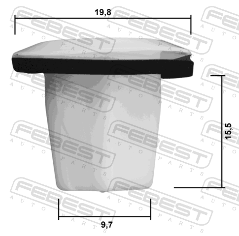 88570-139 - RETAINER CLIP