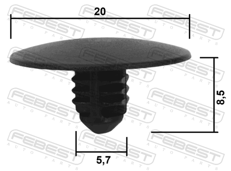 88570-141 - RETAINER CLIP