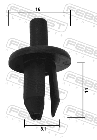 88570-152 - RETAINER CLIP