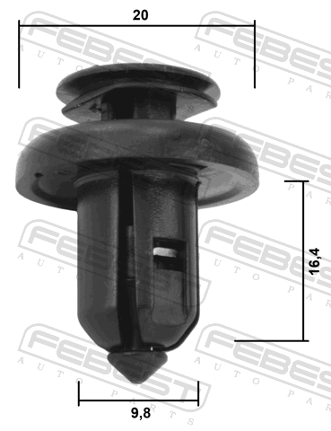 88570-154 - RETAINER CLIP