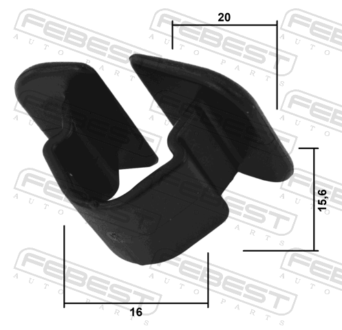 88570-157 - RETAINER CLIP