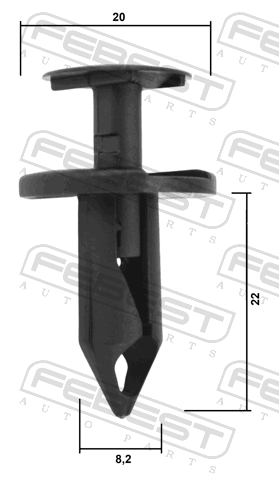 88570-161 - RETAINER CLIP