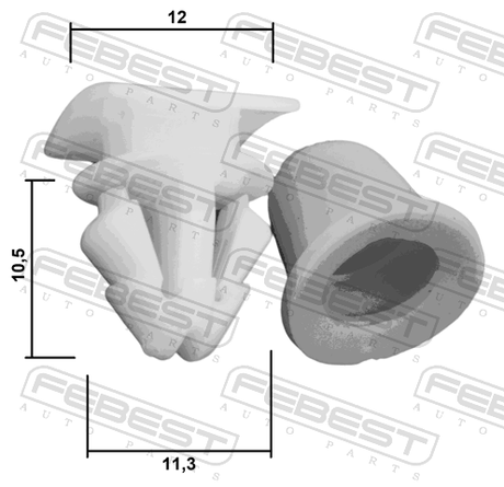 88570-169 - RETAINER CLIP