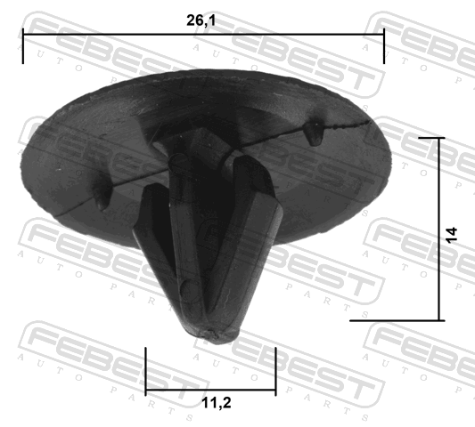 88570-186 - RETAINER CLIP