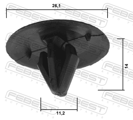88570-186 - RETAINER CLIP