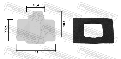 88570-189 - RETAINER CLIP