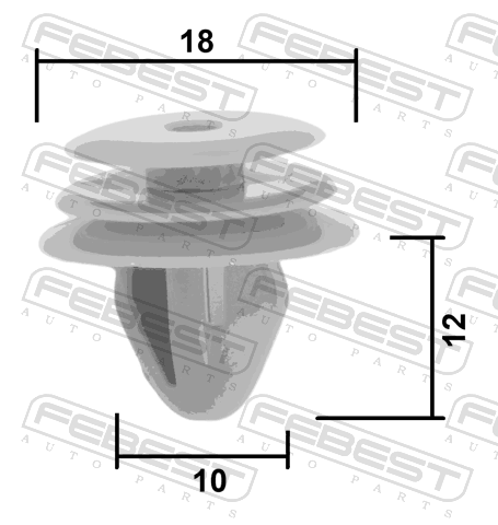 88570-197 - RETAINER CLIP