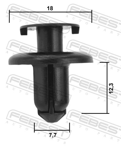 88570-201 - RETAINER CLIP