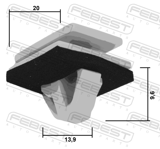 88570-204 - RETAINER CLIP