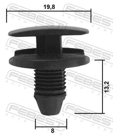 88570-209 - RETAINER CLIP