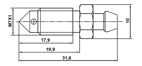 8870-002 - BLEEDER SCREW
