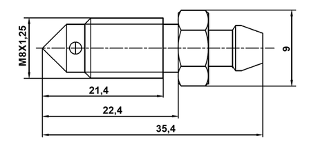 8870-007 - BLEEDER SCREW