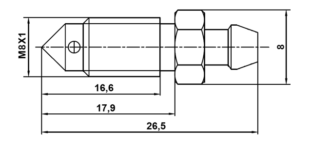 8870-008 - BLEEDER SCREW