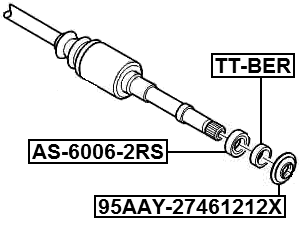 95AAY-27461212X - DRIVE SHAFT OIL SEAL