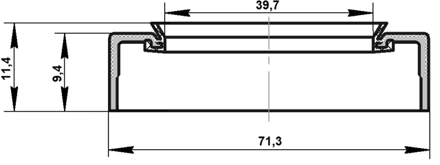 95AES-40710911X - GEAR SHIFT LEVER SEAL 39.7X71.3X9.4X11.4