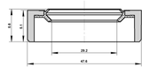 95BDY-31470509X - DRIVE SHAFT OIL SEAL 29.2X47.6X5.1X8.6