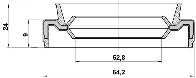 95EAY-54640924X - OIL SEAL REAR HUB 52.8X64.2X9X24