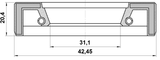 95FAY-33420920X - ENGINE TIMING OIL SEAL 31.1X42.45X8.6X20.4