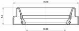 95FDY-57700808C - DRIVE SHAFT OIL SEAL 55.85X70.15X7.5X7.5