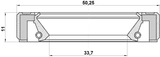 95GBY-35501111L - DRIVE SHAFT OIL SEAL 35X50X11