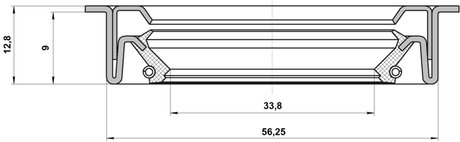 95GDY-35560913C - DRIVE SHAFT OIL SEAL 33.8X56.25X9X12.8