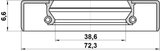 95GDY-40720707X - DRIVE SHAFT OIL SEAL 38.6X72.3X6.6