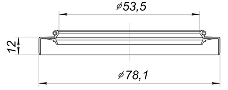 95GDY-55781212X - OIL SEAL REAR HUB 53.5X78.1X12